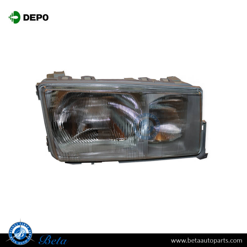 Right Side Headlamp for Mercedes C-Class W201 1982-1993 models, Part Number 2018202661 Right Side Headlamp for Mercedes C-Class W201 1982-1993 models, Part Number 2018202661
